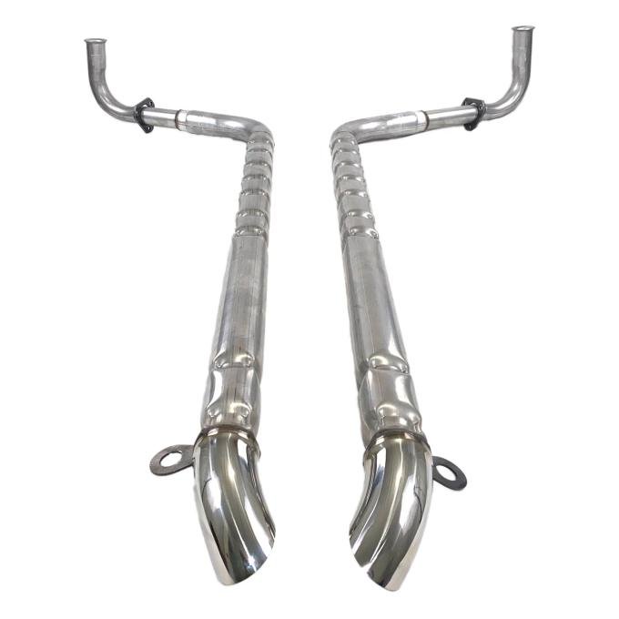 Highflow Performance 63-67 Corvette Aluminized Side Exhaust 2" Inner Baffle MY2206 | 2.5" Big Block Manifold Size