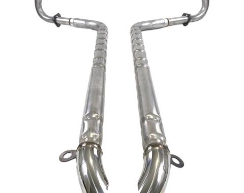 Highflow Performance 63-67 Corvette Aluminized Side Exhaust 2" Inner Baffle MY2206 | 2.5" Big Block Manifold Size