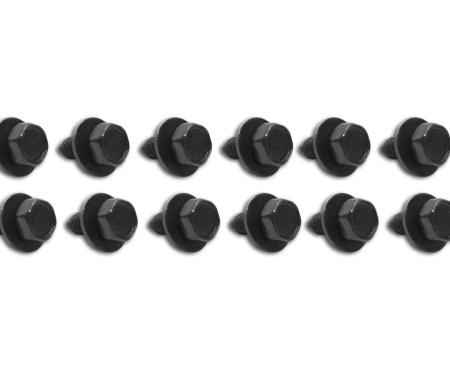 Redline Restomotive® 1963-1966 Chevrolet Corvette 12 Piece Seat Mounting Screw / Bolt Set