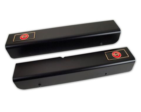 Corvette Sill Covers, Imperial Black, 1990-1996