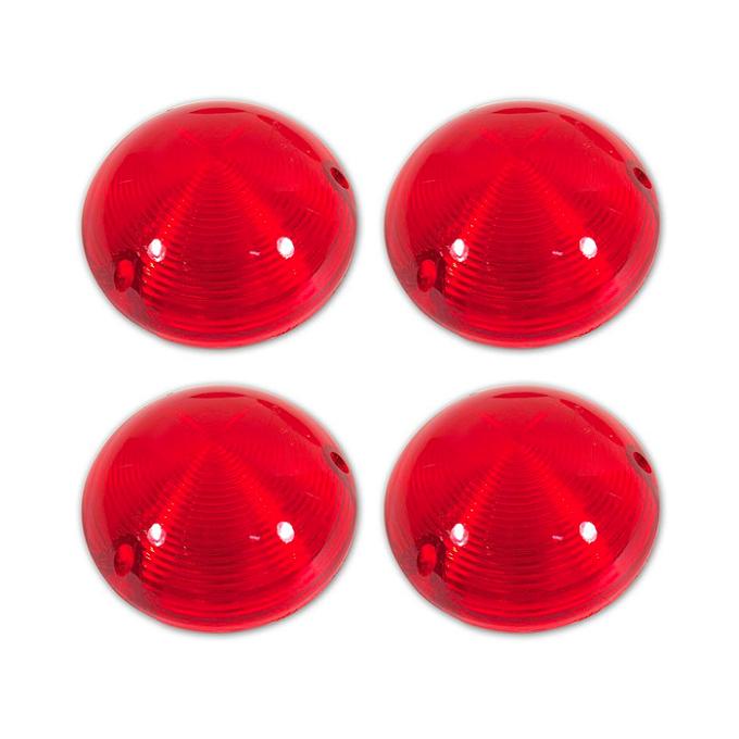 Corvette Bubble Taillight Lenses, 4 Piece Set, 1968-1973