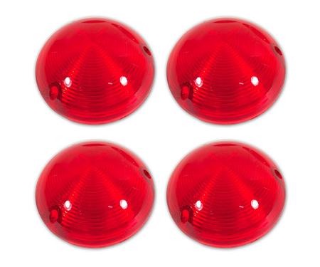 Corvette Bubble Taillight Lenses, 4 Piece Set, 1968-1973