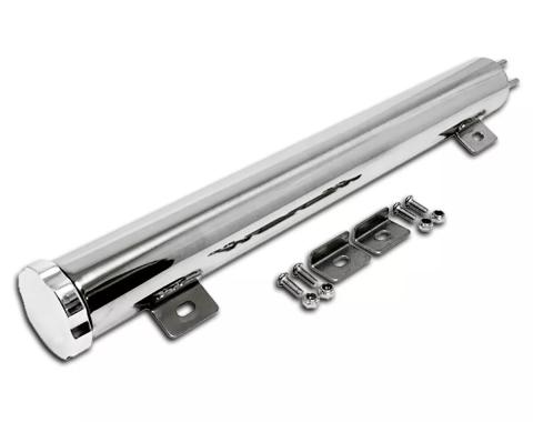 Radiator Overflow Tank - 1-1/2 Pint Capacity - Polished Stainless Steel - 15 - Ford & Mercury