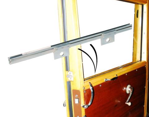 Dennis Carpenter Window Lift Channel - LH - Front Door - 1941-48 Ford Station Wagon Car 11A-7921463