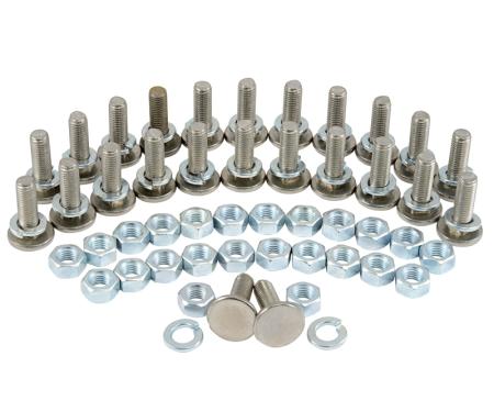 Dennis Carpenter Rear Fender Bolt Set - Non Polished Stainless Steel - 1948-79 Ford Truck 355471-S24K