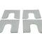 Redline Restomotive® 1958-1982 Chevrolet Corvette Shim Deck Lid / Bumper / Radiator Core Support Set