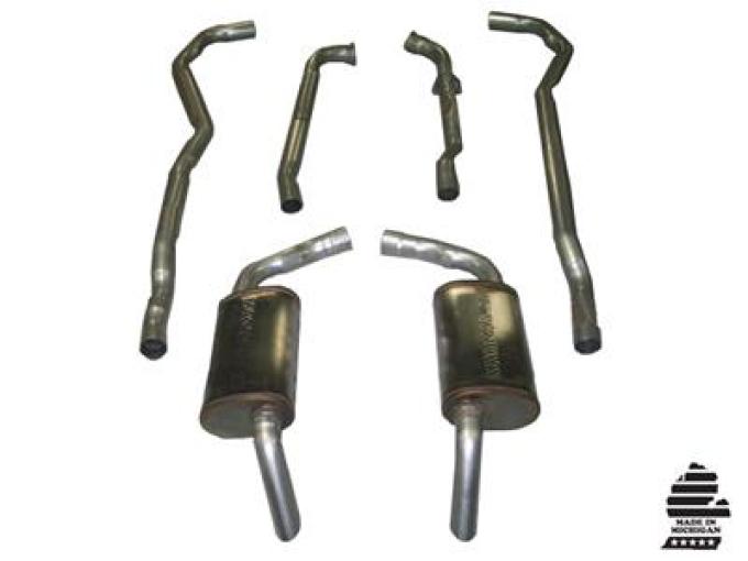 1974 454 Automatic 2 1/2" Exhaust System With MagnaFlow Muffler