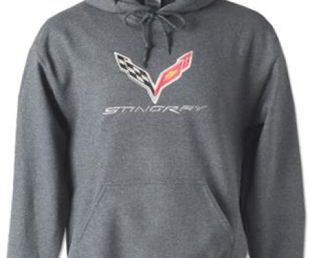Hoodie/Hooded Sweatshirt With C7 Logo Charcoal