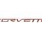 05-13 Corvette Rear Bumper Lettering Kit - Polyurethane