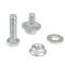 63-73 Rear Exhaust Valance Panel Mounting Bolts with Nuts Kit - 14 Pieces