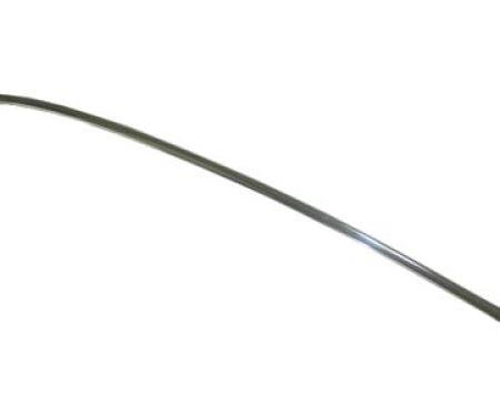 56-61 Door Side Chrome Moulding - Right Upper