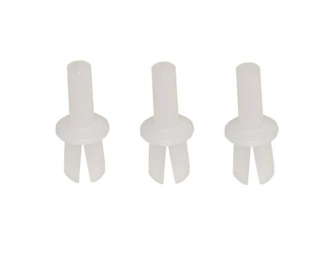Redline Restomotive® 1956-1982 Chevrolet Corvette 3 Piece Plastic Horn Contact Rivet Set