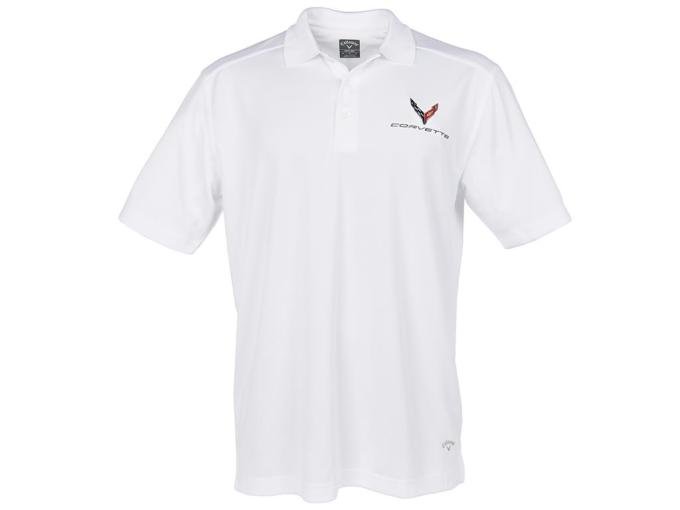 Polo Shirt C8 Corvette Men’s Callaway White