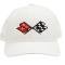 67 Hat - White Flex Fit With C2 Emblem ( L / XL ) Fits 7-3/8" To 7-5/8"