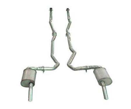 1974-1979 Hideaway Dual Exhaust System 350 Automatic 2"