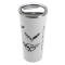 White Corvette Generations Stainless Steel Tumbler