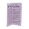 56-61 Battery Warranty Card