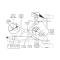 53-62 Parking / Emergency Brake Lever - On Frame