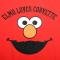 T-Shirt Red With Elmo Loves Corvette Youth