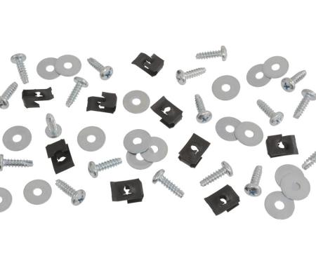 61-62 Gas Tank Cover Screws with J-Nuts