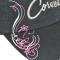 Hat - Ladies Black Corvette Sparkle Script