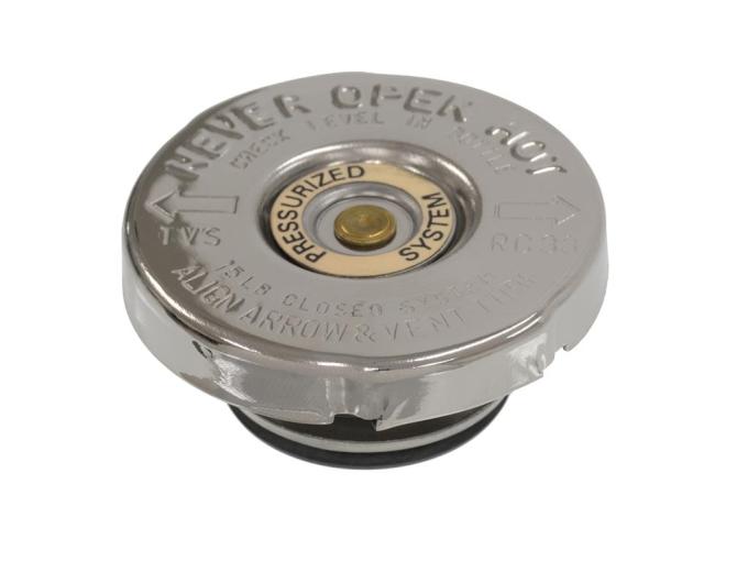 73-82 Radiator Cap - Polished Stainless Steel