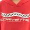 Boy's Red Sweatshirt Checkered Flag Logo