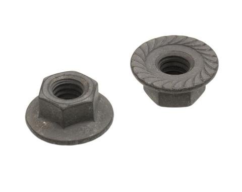 Redline Restomotive® 1964-1975 Chevrolet Corvette Rear Trailing / Control Arm Bumper Mounting Nut, 2 Piece Set