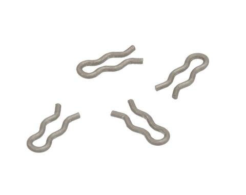 Redline Restomotive® 1956-1981 Chevrolet Corvette 4 Piece Neutral Safety Switch Hairpin Clips