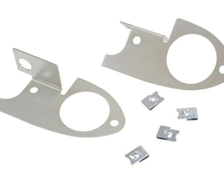 58-60 License Light Retainer Nut Plate - To Rear Bumper