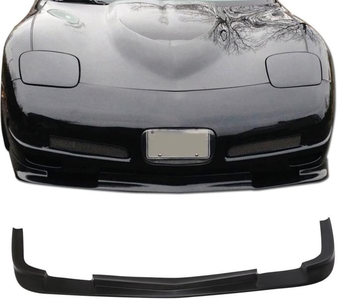 Corvette ZR1 Style Front Splitter Spoiler, Carbon Flash Finish, 1997-2004