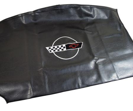 CA 1984-1996 Chevrolet Corvette Embroidered Top Bag Black with 91 96 Logo 41619