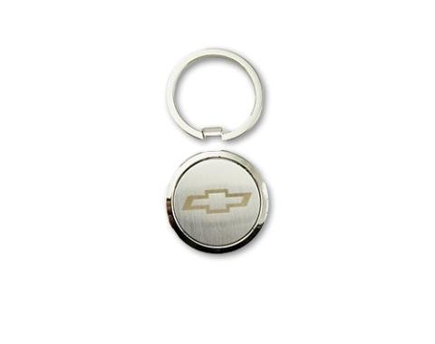 Bowtie Satin Metal Keychain