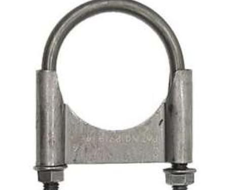 Firebird Exhaust Muffler Clamp, Guillotine Style, Steel, 2, 1967-1969