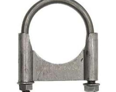 Firebird Exhaust Muffler Clamp, Guillotine Style, Steel, 2, 1967-1969