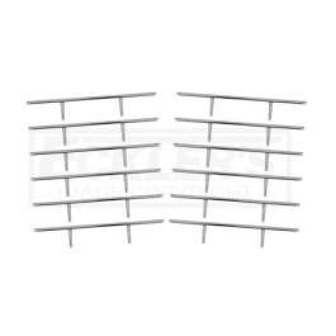 Firebird Quarter Panel Louver Trim, 1967-1968