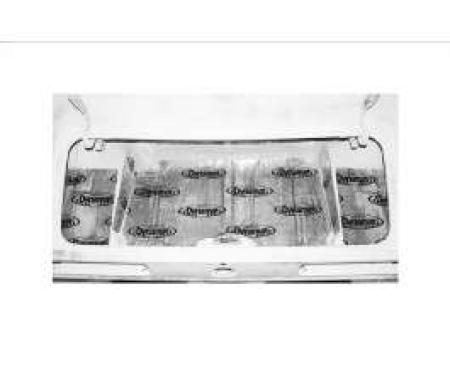 Firebird Trunk Compartment Insulation, Dynamat Extreme, 1967-1969