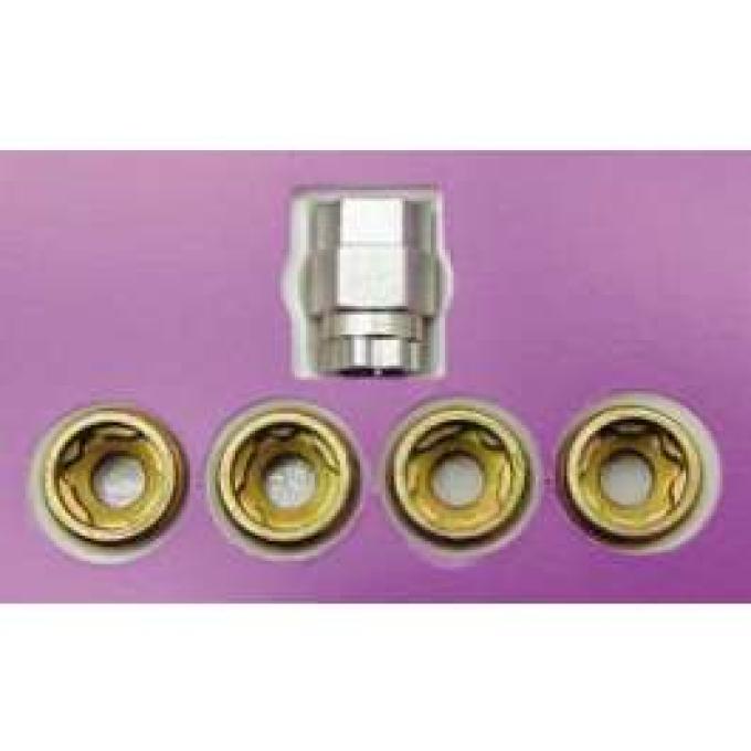 Firebird Wheel Lock Set, 7/16-20 Thread, McGard, 1967-1969