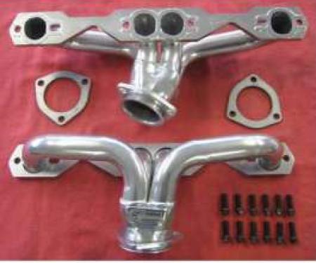 Firebird Headers, Ceramic Coated, Small Block, Shorty, 1982-1992
