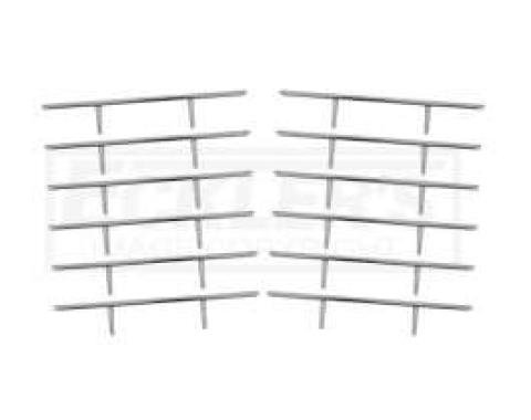 Firebird Quarter Panel Louver Trim, 1967-1968