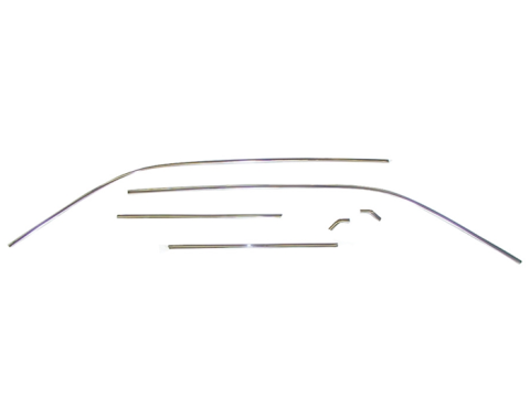 Redline Restomotive® 1967-1969 Camaro / Firebird Roof Drip Rail Molding Set