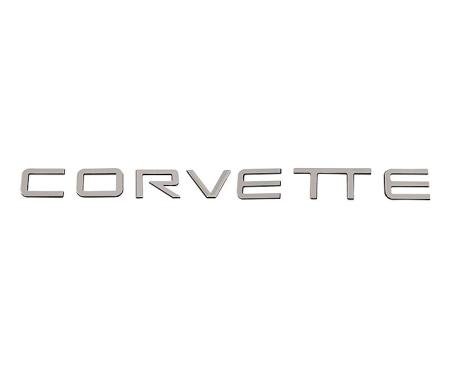 Corvette Letter Set, Rear Chromed Plastic, 1991-1996