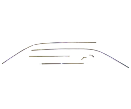 Redline Restomotive® 1967-1969 Camaro / Firebird Roof Drip Rail Molding Set
