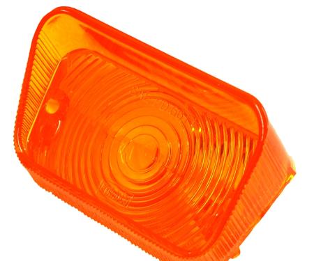 Dennis Carpenter Parklight Lens - Amber -  Right - 1966-67 Ford Fairlane Car C60Z-13208-A