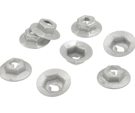 Redline Restomotive® 1968-1975 Chevrolet Corvette Emblem Nut Set, Rear Letters