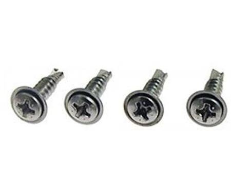 Redline Restomotive® 1967 Camaro / Firebird Door Panel Handle Cup Mounting Screw Set, Deluxe Interior