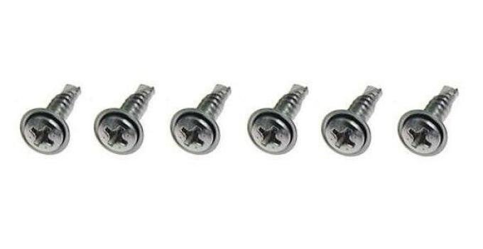 Redline Restomotive® 1968-1969 Camaro / Firebird Door Panel Handle Cup Mounting Screw Set, Deluxe Interior