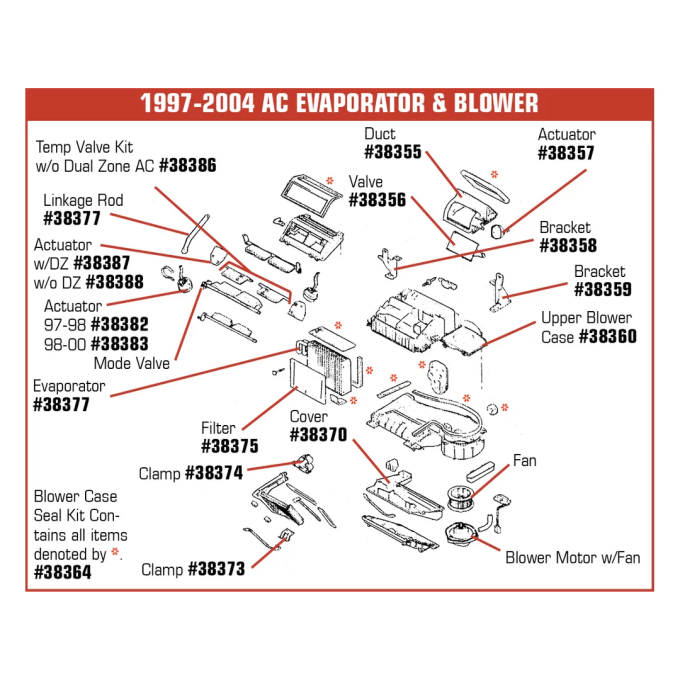 Corvette Heater Cover, 1997-2004