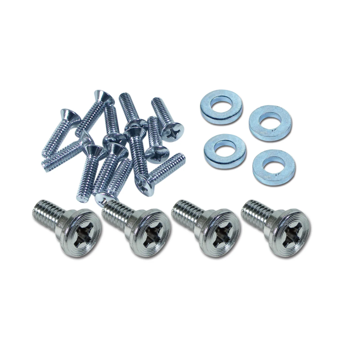 Corvette Seat Side Chrome Hardware Kit, 20 Piece, 1963-1967