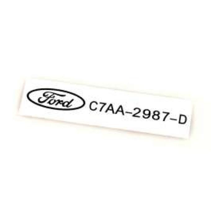 Air Conditioning Clutch Decal